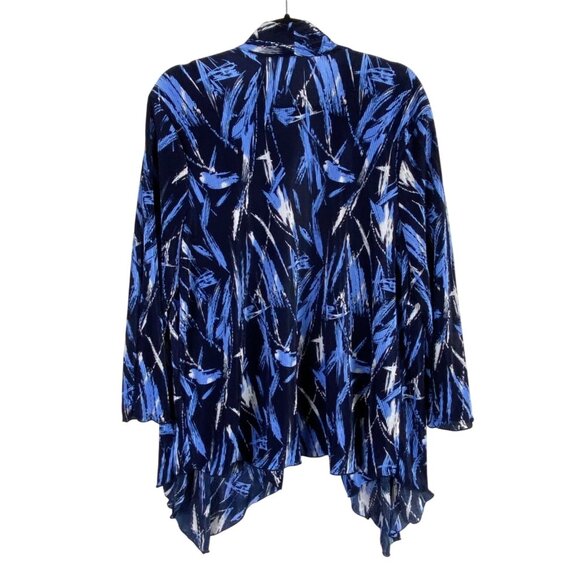 Tradition Image Lightweight Open Front Cardigan Blouse Size 18W - Picture 2 of 4